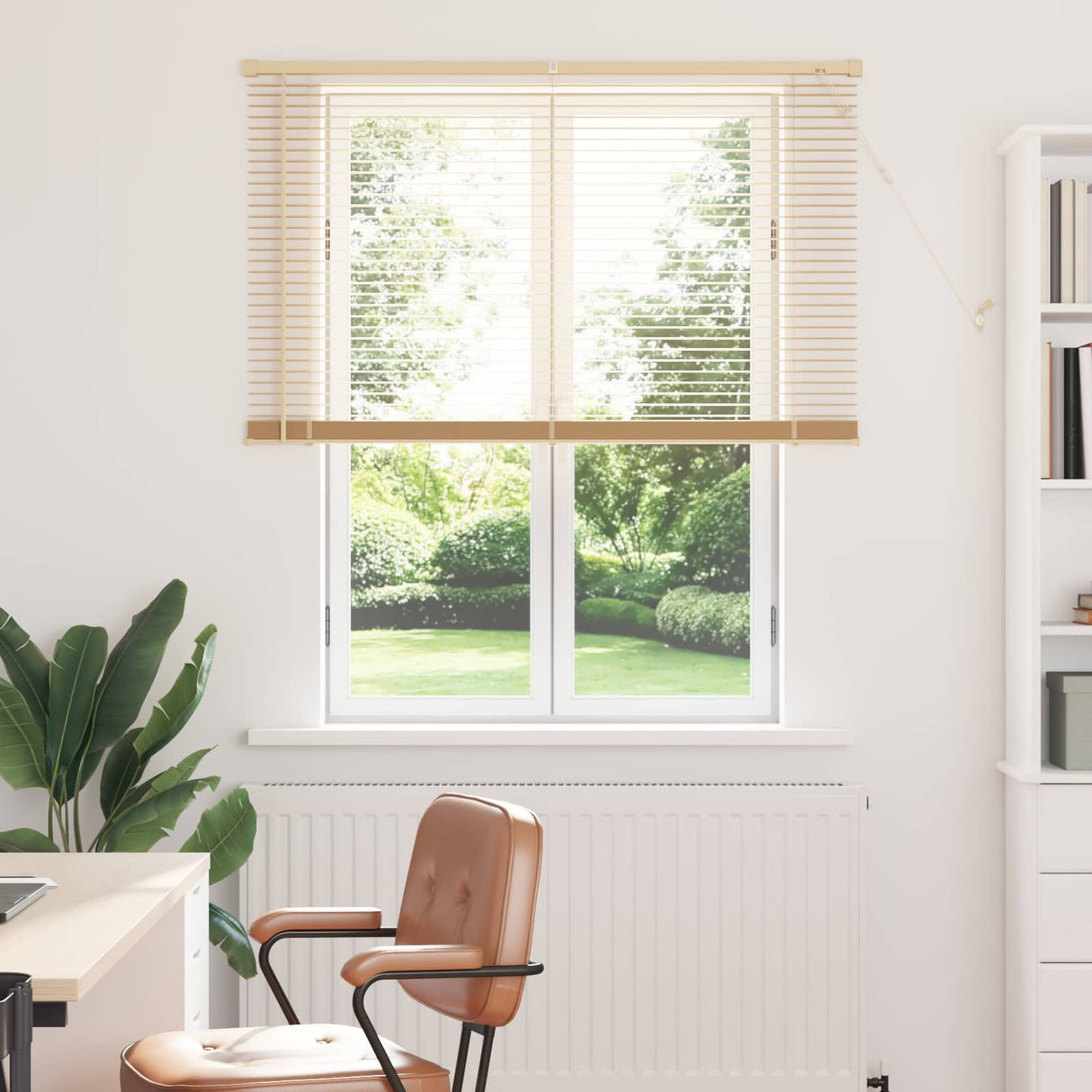 vidaXL Venetiaan Blind Verstelbaar Zilvergrijs 150 x 40 cm PVC