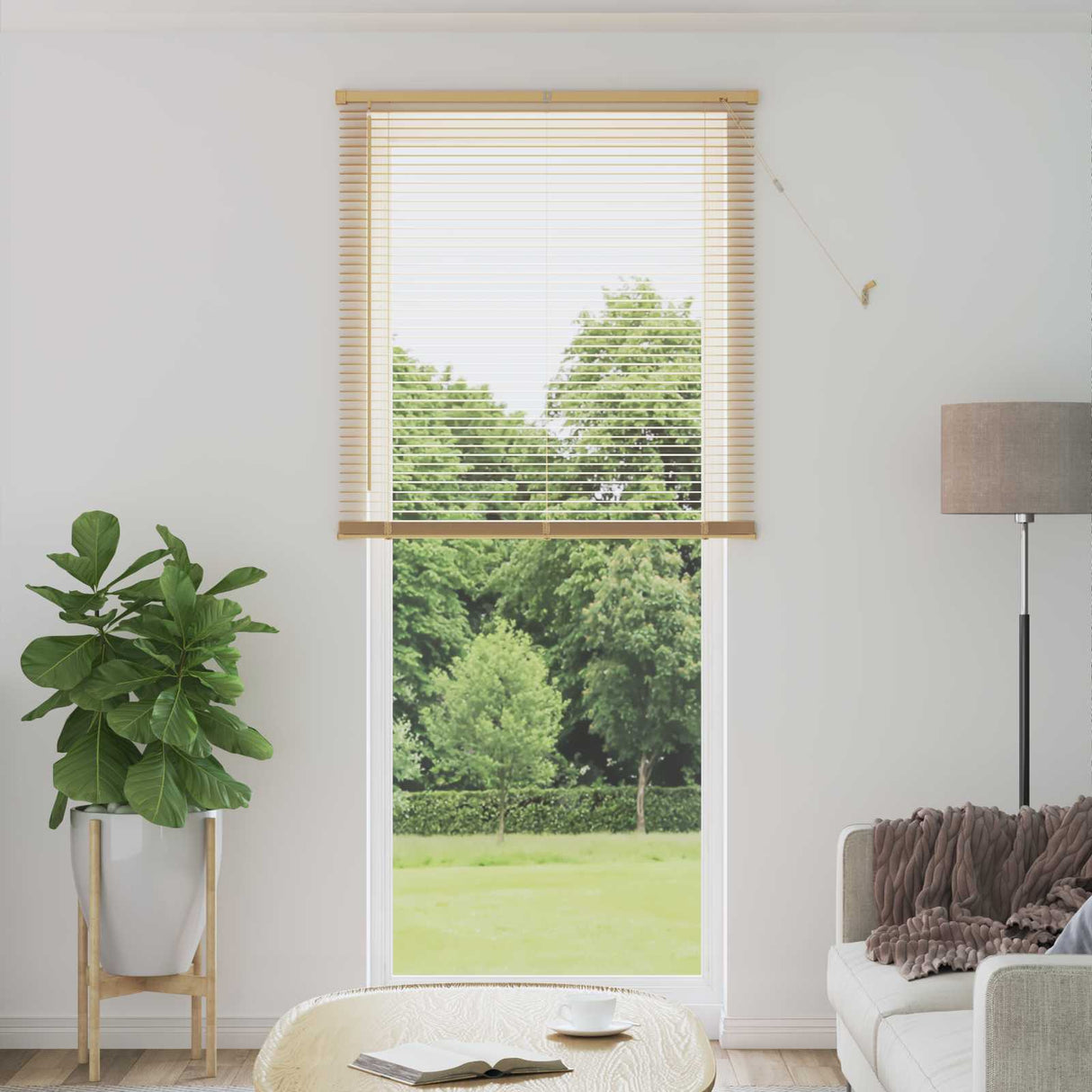 vidaXL Venetiaan Blind Verstelbaar Zilvergrijs 150 x 40 cm PVC