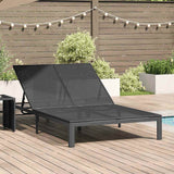 vidaXL Ligstoel 1-persoon Bruin 206 x 62,5 x 74 cm poly rattan