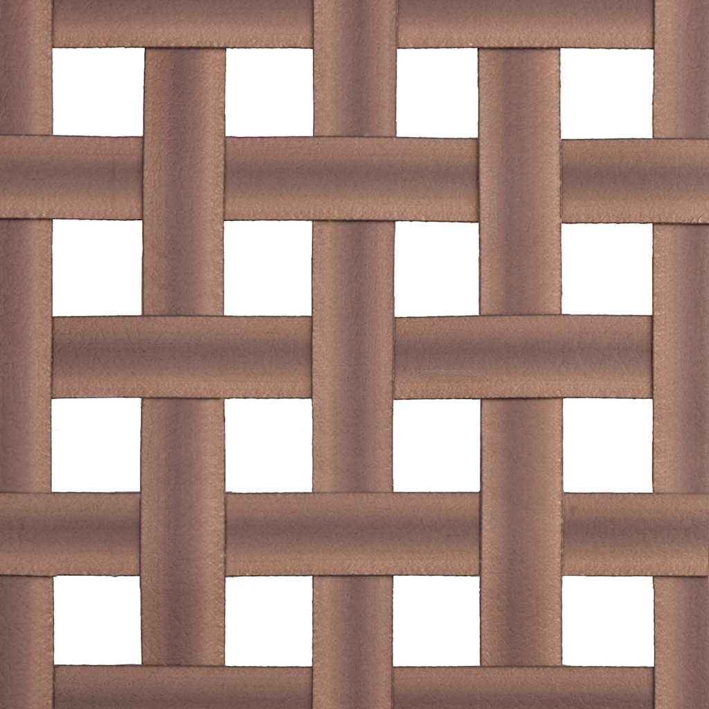 vidaXL Tuinstoel 2 pcs Bruin 78 x 55,5 x 75,5 cm poly rattan