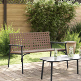 vidaXL Tuinstoel 2 pcs Bruin 78 x 55,5 x 75,5 cm poly rattan