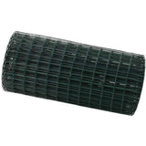 vidaXL Euro Hek Groen 1000 x 180 cm PVC-gelaagd ijzer