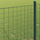 vidaXL Euro Hek Groen 1000 x 180 cm PVC-gelaagd ijzer