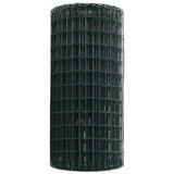 vidaXL Euro Hek Groen 1000 x 180 cm PVC-gelaagd ijzer