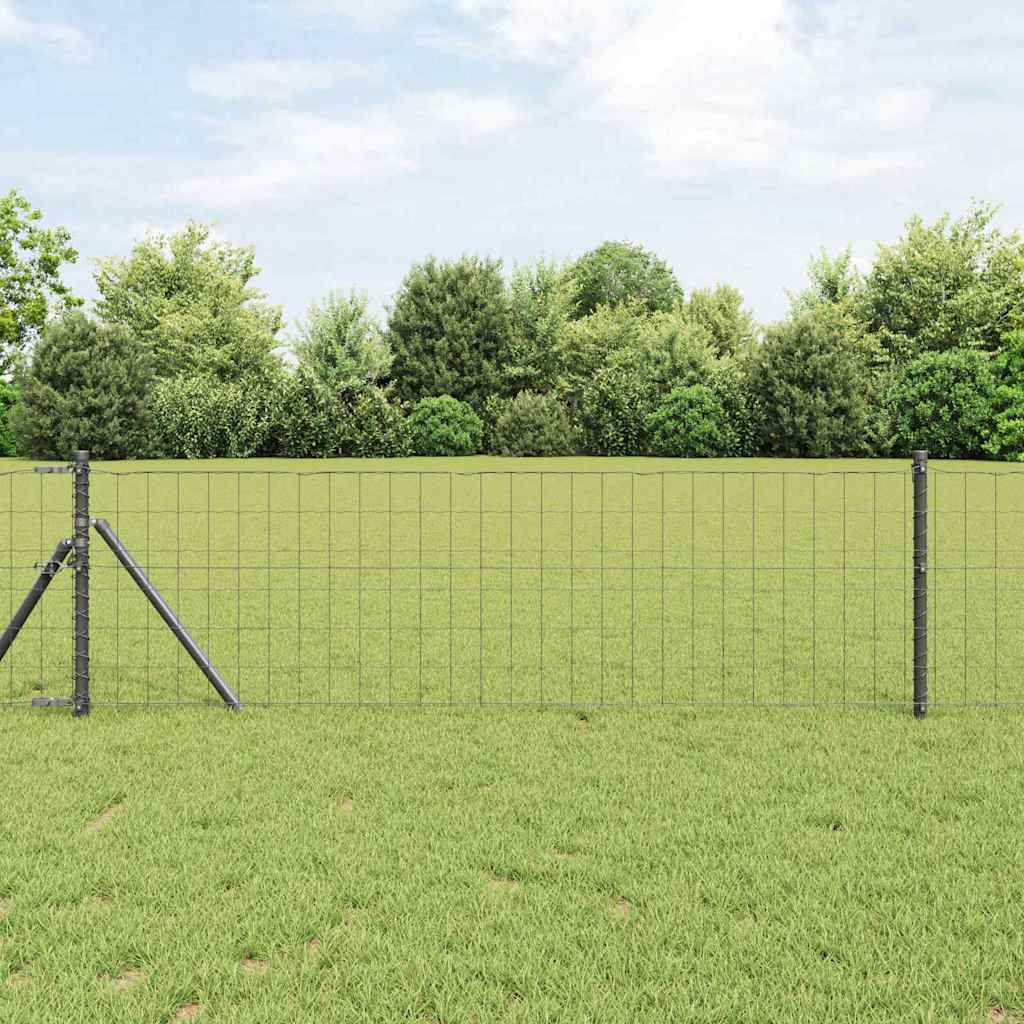 vidaXL Euro Hek Groen 1000 x 180 cm PVC-gelaagd ijzer