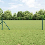 vidaXL Hexagon Hek Groen 0,4 x 10 m PVC