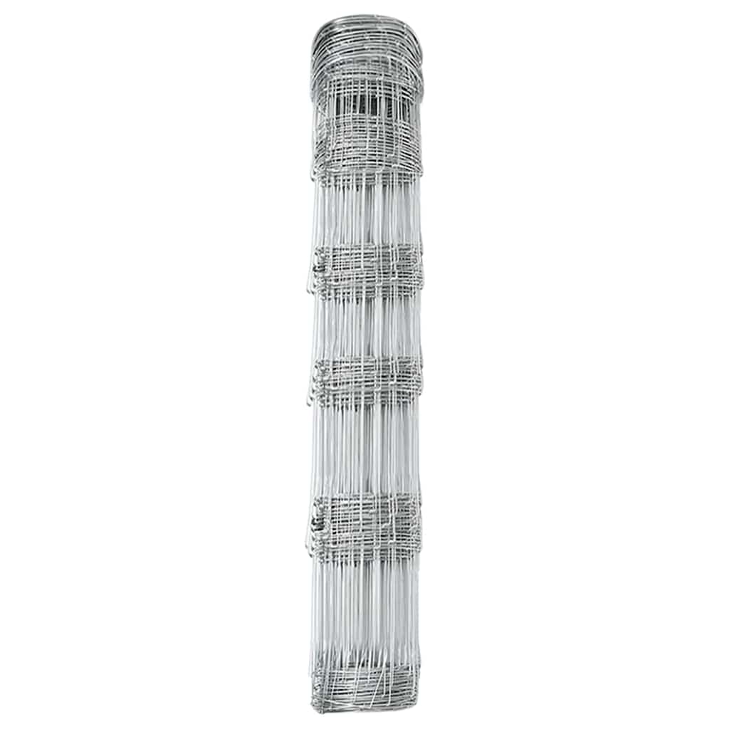 vidaXL Weidehekwerk Zilver 25 x 0,8 m Gegalvaniseerd staal