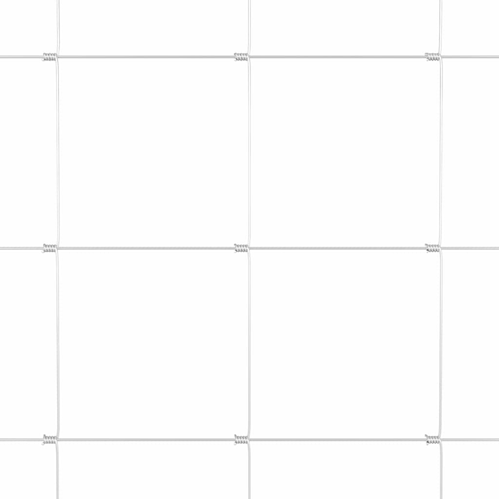 vidaXL Weidehekwerk Zilver 25 x 0,8 m Gegalvaniseerd staal