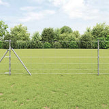 vidaXL Weidehekwerk Zilver 25 x 0,8 m Gegalvaniseerd staal
