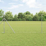 vidaXL Weidehekwerk Zilver 25 x 0,8 m Gegalvaniseerd staal