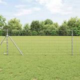 vidaXL Weidehekwerk Zilver 25 x 0,8 m Gegalvaniseerd staal