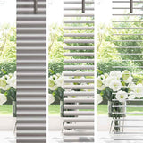 vidaXL Venetiaanse Jaloezieën Zilver 130 x 40 cm Aluminium