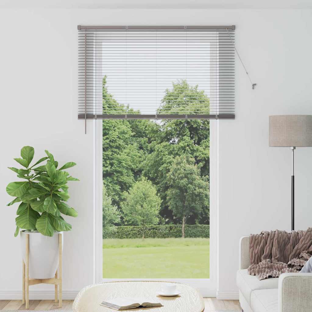 vidaXL Venetiaanse Jaloezieën Zilver 130 x 40 cm Aluminium