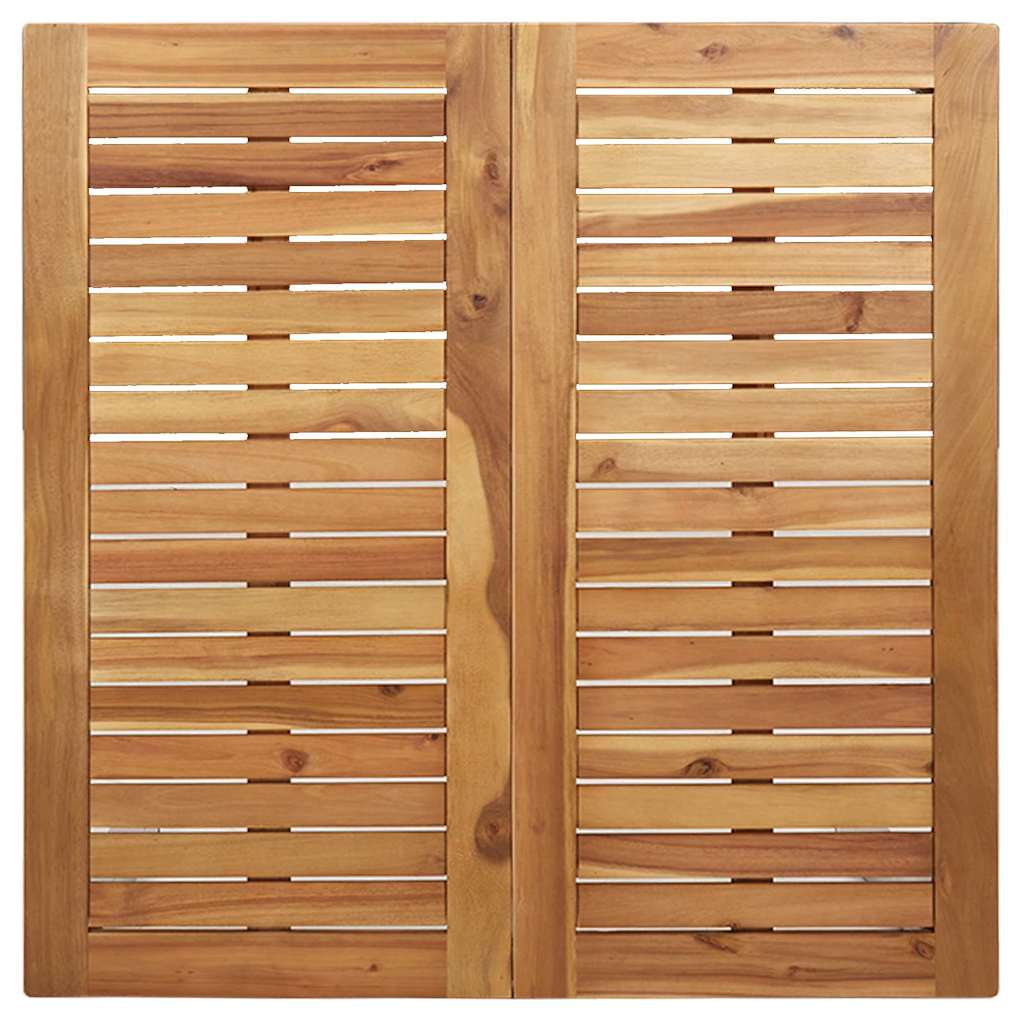 vidaXL Eettafel Bruin 90 x 90 x 75 cm Massief Acacia Hout