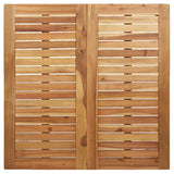 vidaXL Eettafel Bruin 90 x 90 x 75 cm Massief Acacia Hout