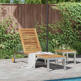vidaXL Sun Lounger Oiled Natural 205 x 53 x 100 cm Solid Acacia Wood