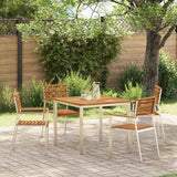 vidaXL Tuinstoel 6 pcs Olie Natuurlijk Massief Acacia Hout