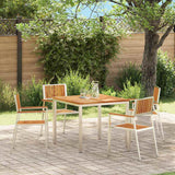 vidaXL Tuinstoel 6 pcs Bruin 56 x 54,5 x 87 cm Massief Acacia Hout