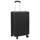 vidaXL Suitcase with lock Black 34 x 23 x 55.5 cm ABS Plastic
