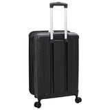 vidaXL Suitcase with lock Black 34 x 23 x 55.5 cm ABS Plastic