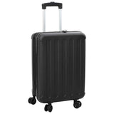 vidaXL Suitcase with lock Black 34 x 23 x 55.5 cm ABS Plastic