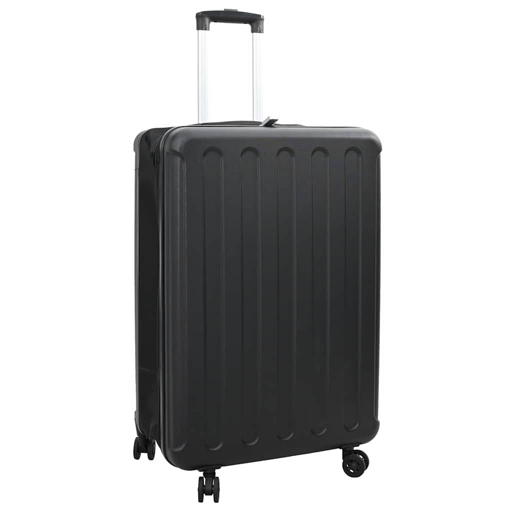 vidaXL Suitcase with lock Black 34 x 23 x 55.5 cm ABS Plastic