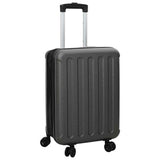 vidaXL Suitcase with lock Black 34 x 23 x 55.5 cm ABS Plastic