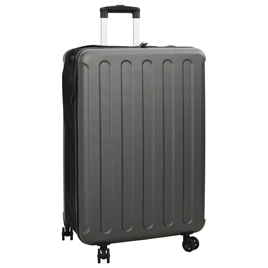 vidaXL Suitcase with lock Black 34 x 23 x 55.5 cm ABS Plastic