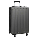 vidaXL Suitcase with lock Black 34 x 23 x 55.5 cm ABS Plastic