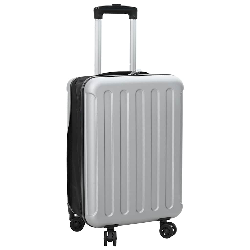 vidaXL Suitcase with lock Black 34 x 23 x 55.5 cm ABS Plastic