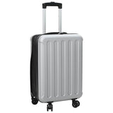 vidaXL Suitcase with lock Black 34 x 23 x 55.5 cm ABS Plastic
