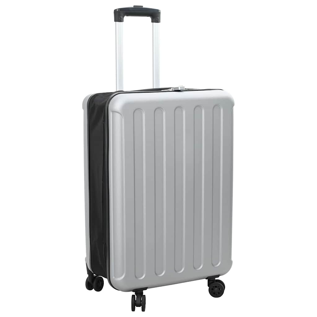 vidaXL Suitcase with lock Black 34 x 23 x 55.5 cm ABS Plastic