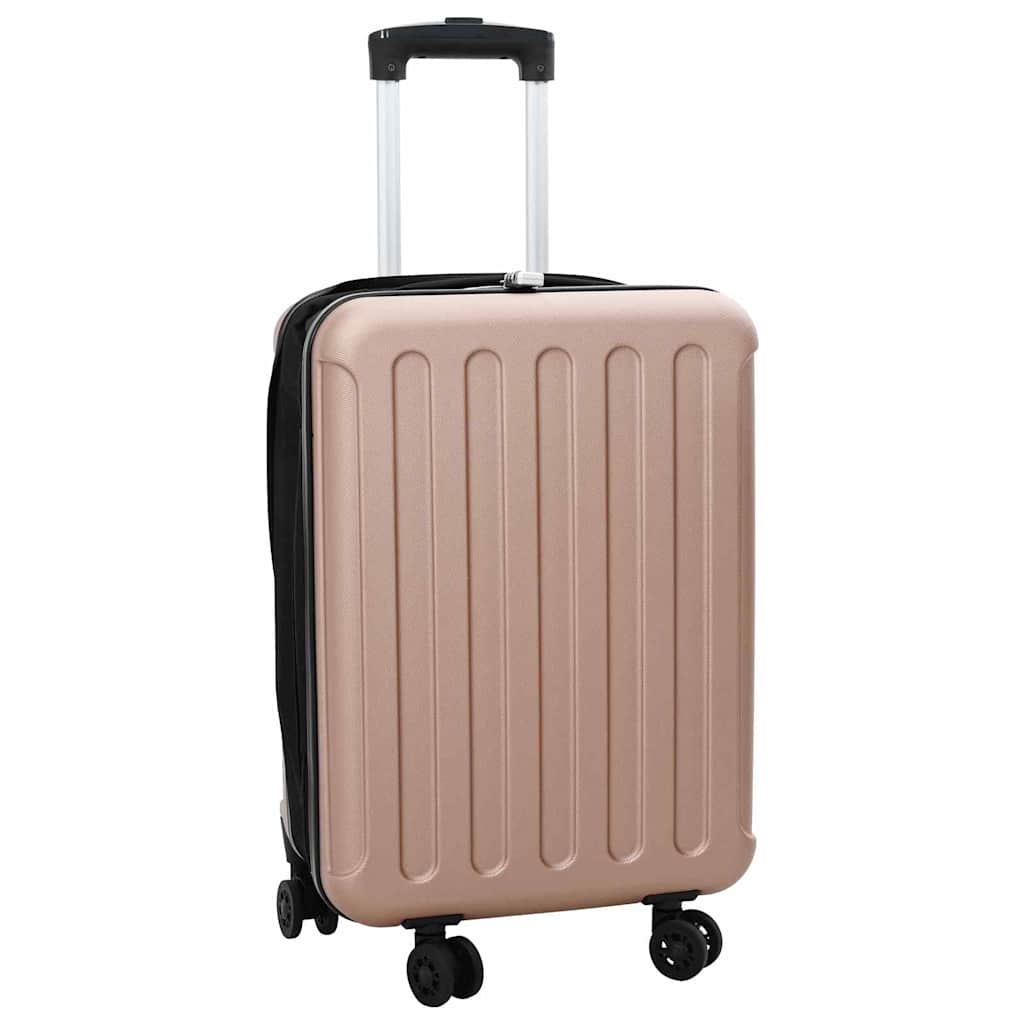 vidaXL Suitcase with lock Black 34 x 23 x 55.5 cm ABS Plastic
