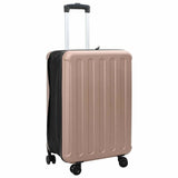 vidaXL Suitcase with lock Black 34 x 23 x 55.5 cm ABS Plastic