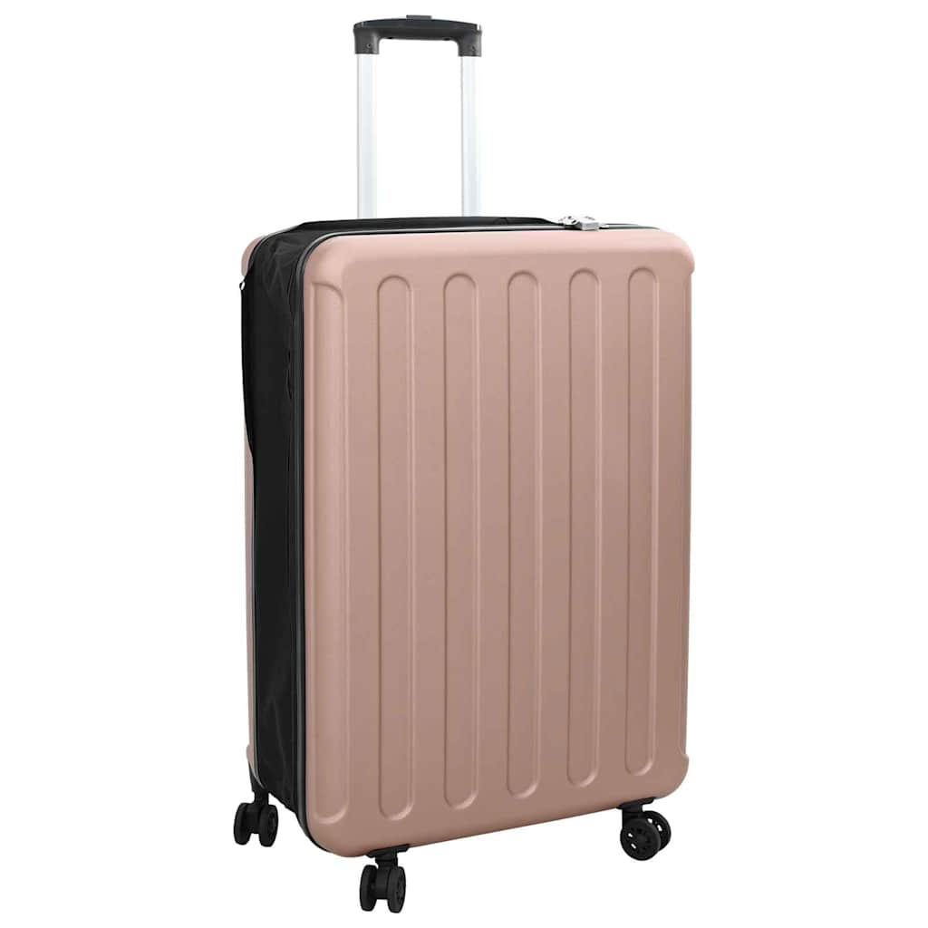 vidaXL Suitcase with lock Black 34 x 23 x 55.5 cm ABS Plastic