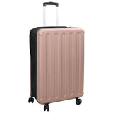 vidaXL Suitcase with lock Black 34 x 23 x 55.5 cm ABS Plastic