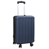 vidaXL Suitcase with lock Black 34 x 23 x 55.5 cm ABS Plastic