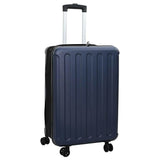 vidaXL Suitcase with lock Black 34 x 23 x 55.5 cm ABS Plastic