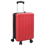 vidaXL Suitcase with lock Black 34 x 23 x 55.5 cm ABS Plastic