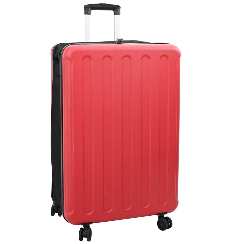 vidaXL Suitcase with lock Black 34 x 23 x 55.5 cm ABS Plastic