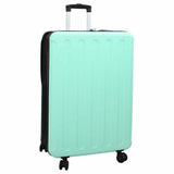 vidaXL Suitcase with lock Black 34 x 23 x 55.5 cm ABS Plastic
