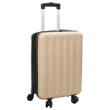 vidaXL Suitcase with lock Black 34 x 23 x 55.5 cm ABS Plastic