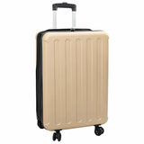 vidaXL Suitcase with lock Black 34 x 23 x 55.5 cm ABS Plastic