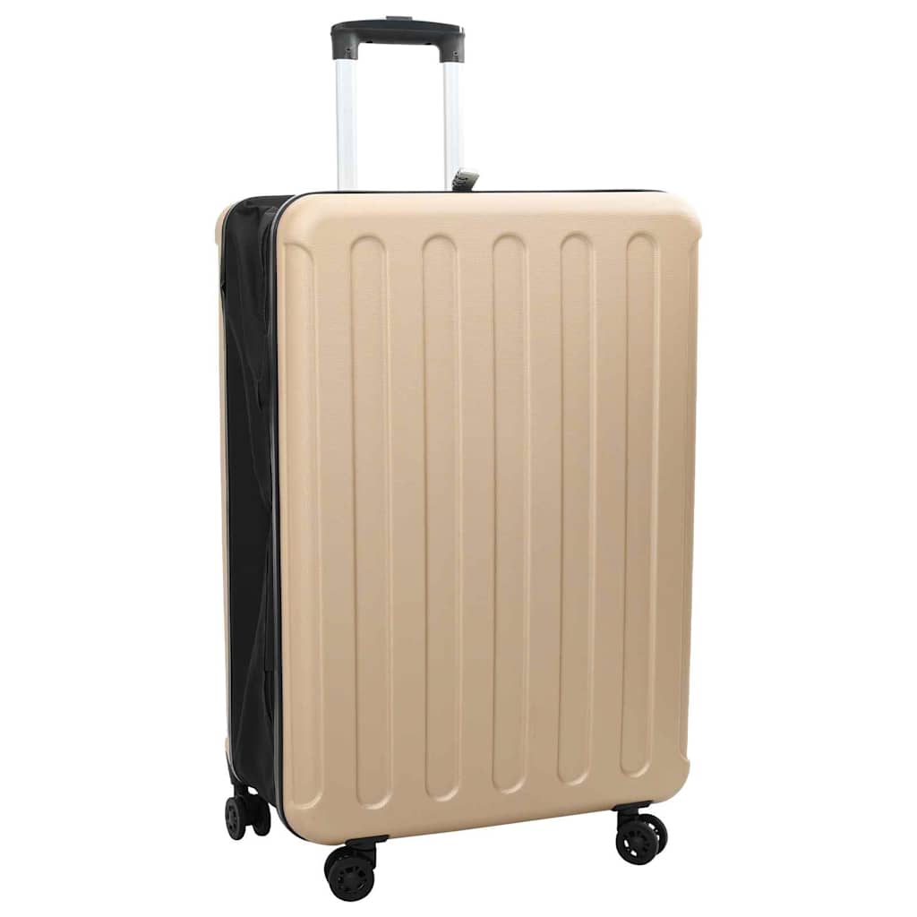 vidaXL Suitcase with lock Black 34 x 23 x 55.5 cm ABS Plastic