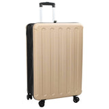 vidaXL Suitcase with lock Black 34 x 23 x 55.5 cm ABS Plastic