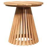 vidaXL Bijzettafel Bruin 50 x 50 x 49,5 cm Massief Teakhout
