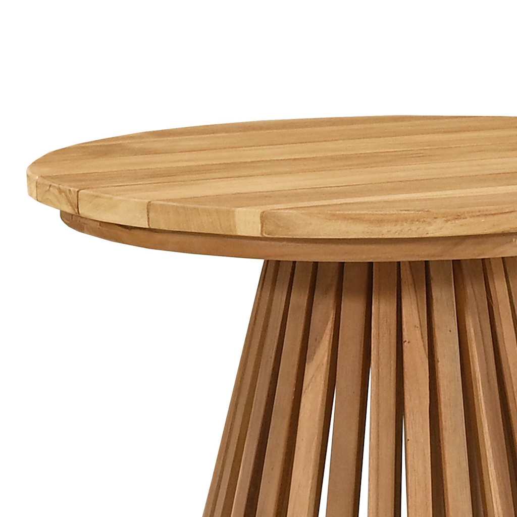 vidaXL Bijzettafel Bruin 50 x 50 x 49,5 cm Massief Teakhout