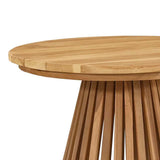 vidaXL Bijzettafel Bruin 50 x 50 x 49,5 cm Massief Teakhout