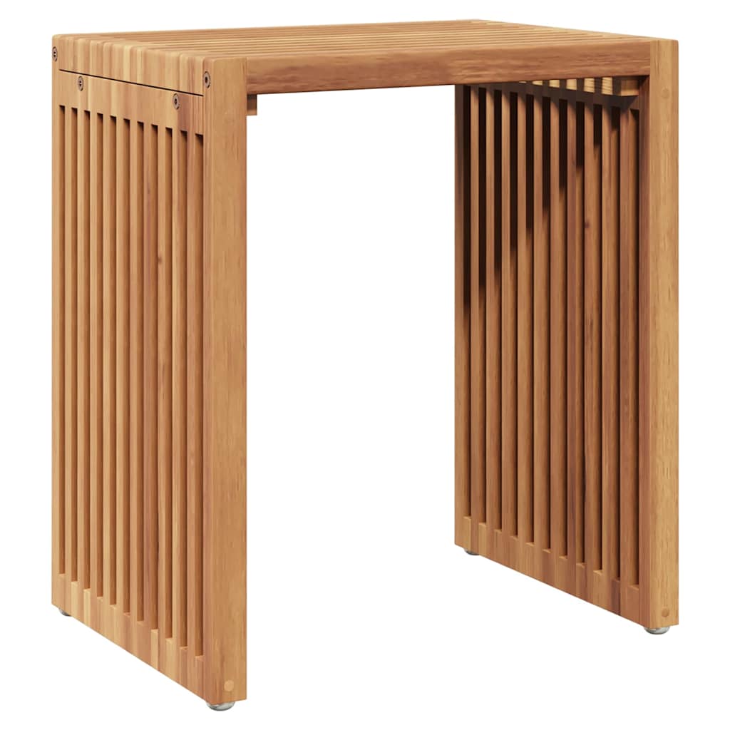 vidaXL Tuin Bijzettafel 3 pcs Bruin 33 x 44,5 x 51 cm Massief Teakhout