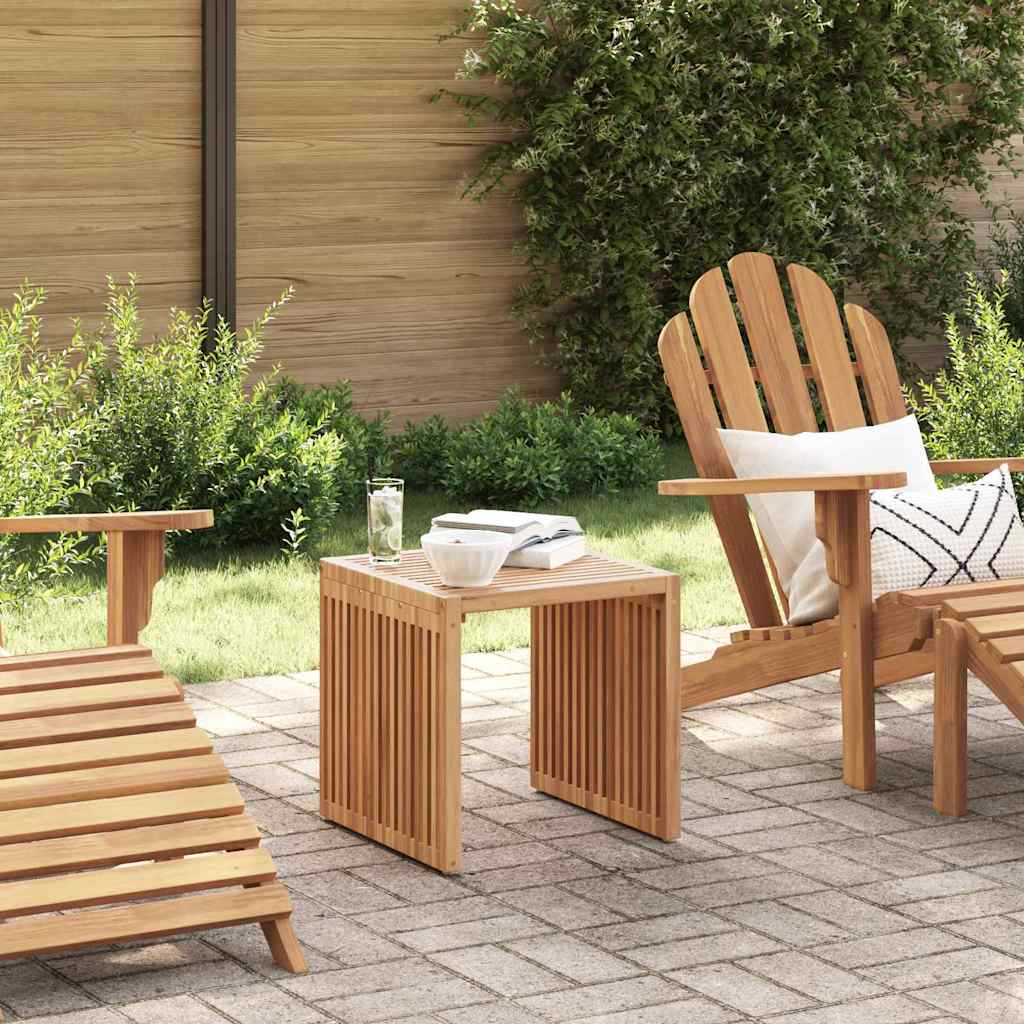 vidaXL Tuin Bijzettafel 3 pcs Bruin 33 x 44,5 x 51 cm Massief Teakhout